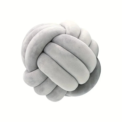 Textured Knot Ball Pillow