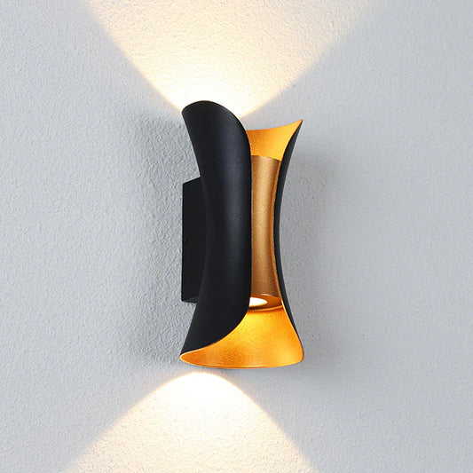 Outdoor Round Wall Mount LED Light Fixture - Lusomart