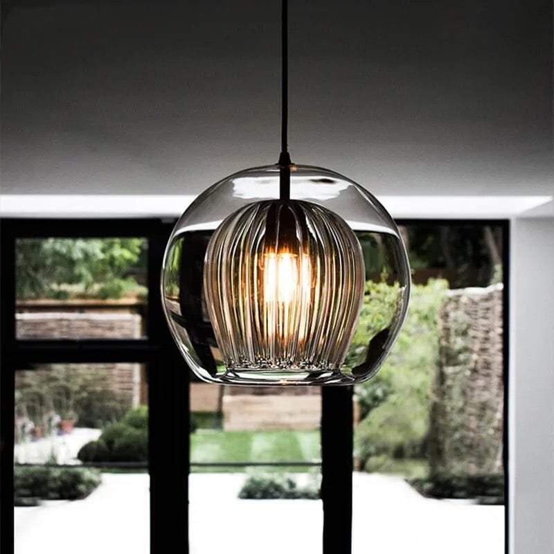 Elegant Clear Drop Pendant