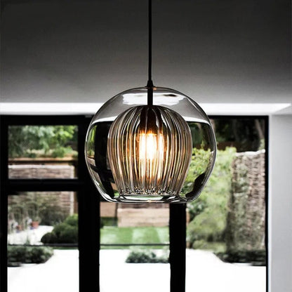 Elegant Clear Drop Pendant