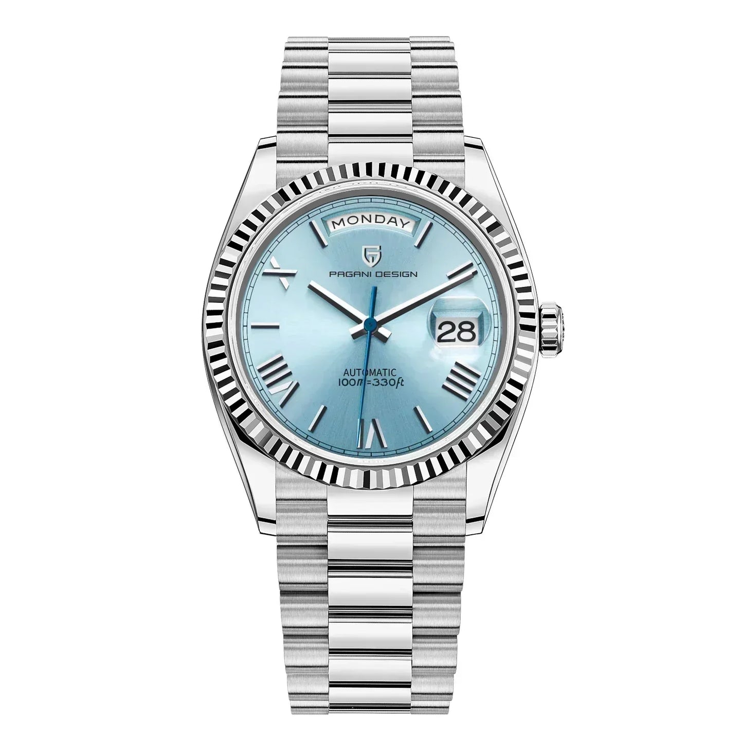 Luxury Auto Stainless Steel Date Watch