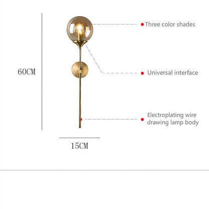 Clear Crystal Ball Decoration