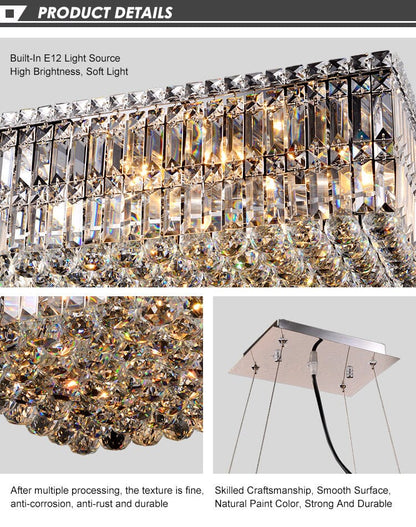 Green Crystal Pendant Chandelier