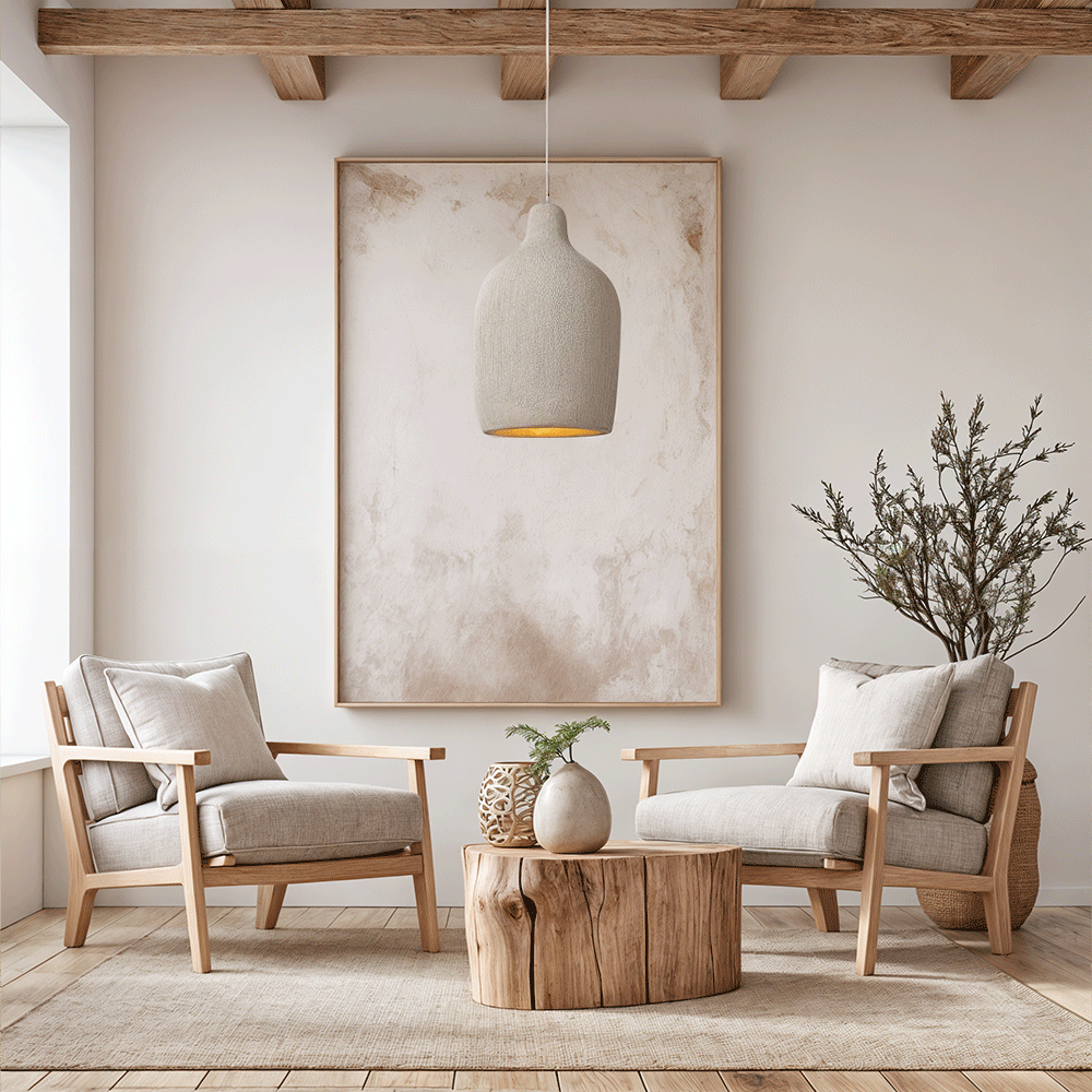Simple Japanese Style Pendant Light