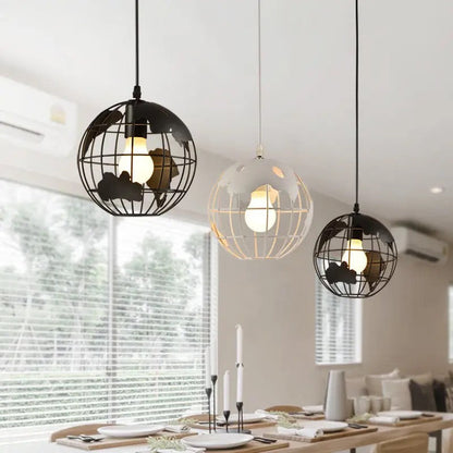 Modern Glass Globe Ceiling Light