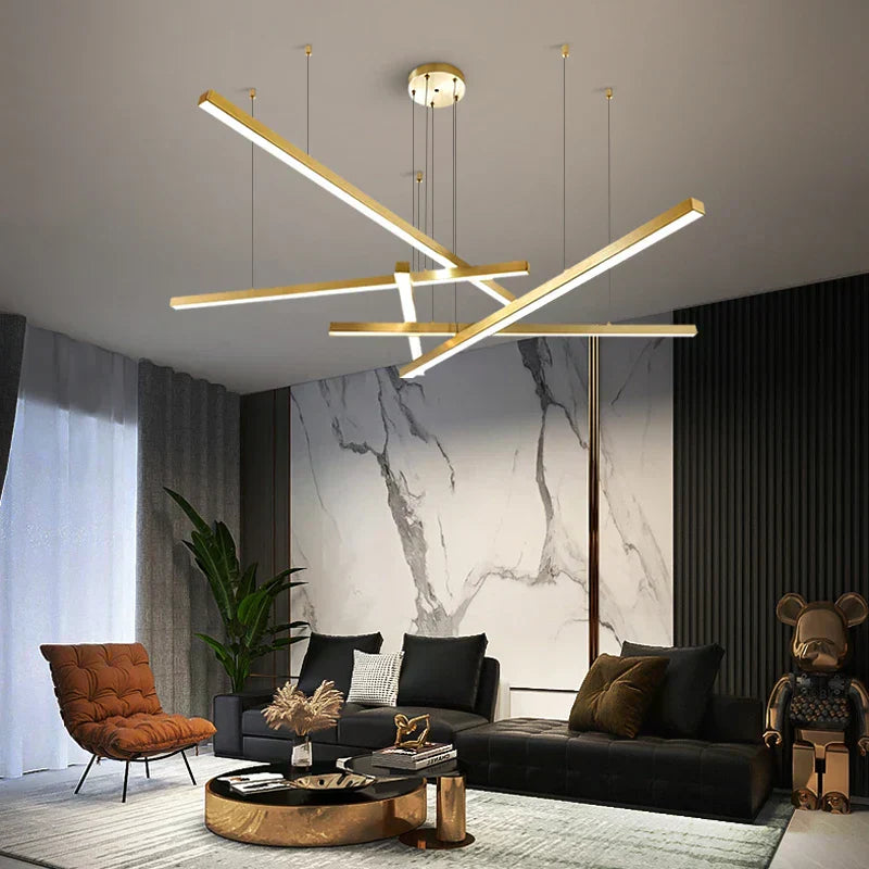 Elegant Hanging Crystal Chandelier