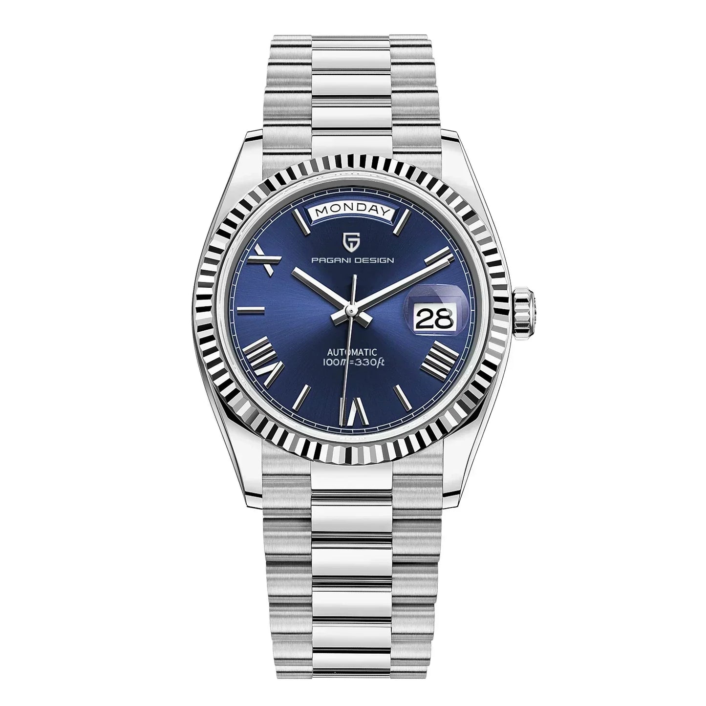 Luxury Auto Stainless Steel Date Watch