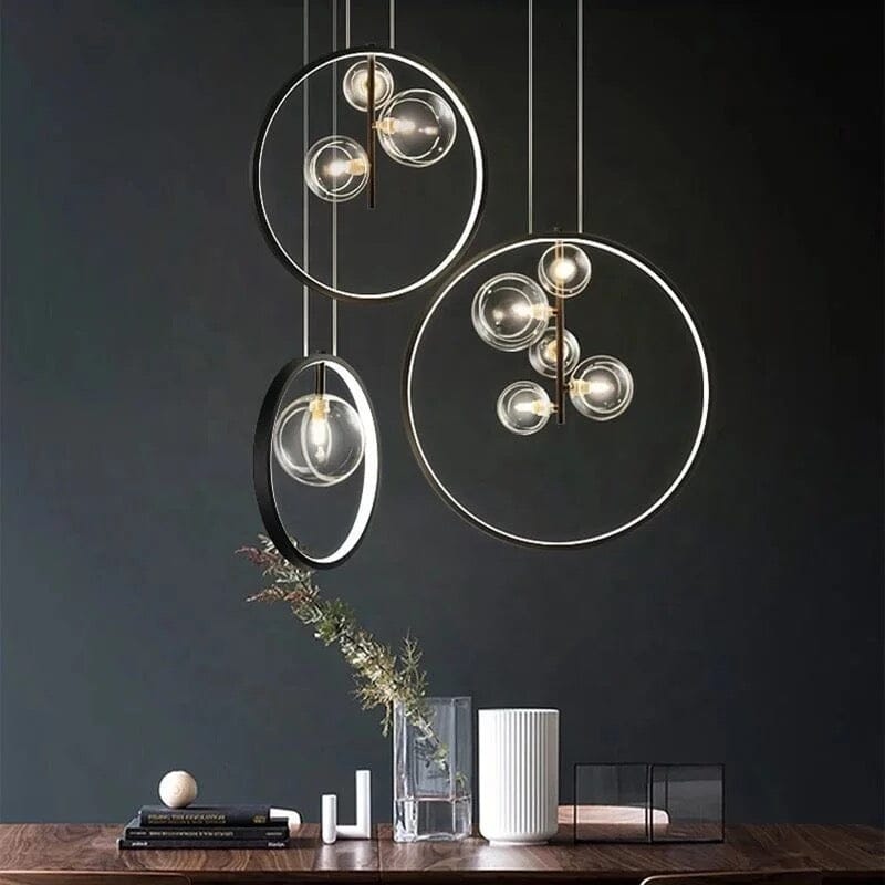 Clear Glass Hanging Pendant Light