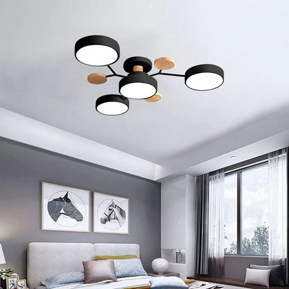 Circular Metal LED Pendant Light For Home