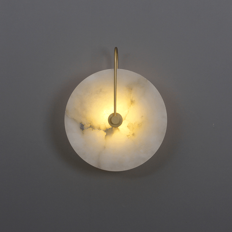 White LED Wall Light with Adjustable Black Arm