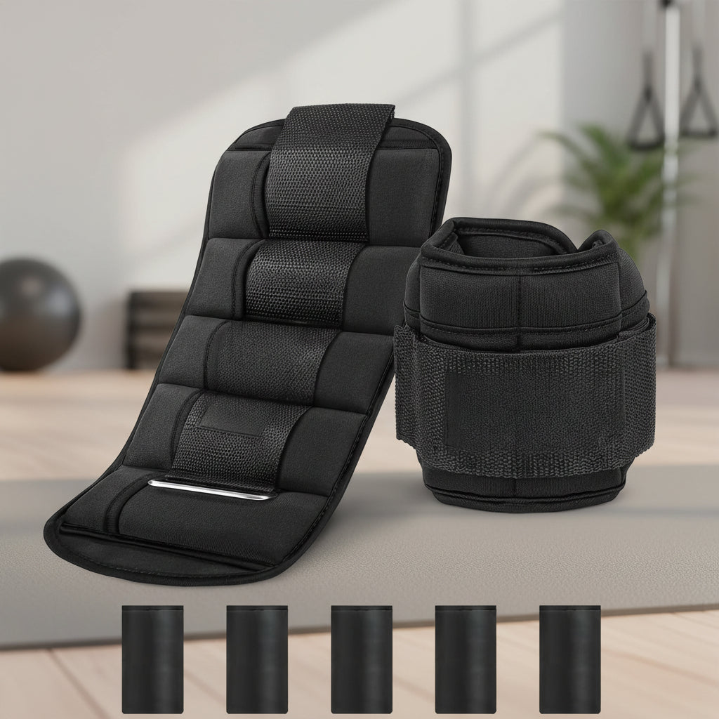 Adjustable Ankle Weight Set for Home Workout Training - Lusomart