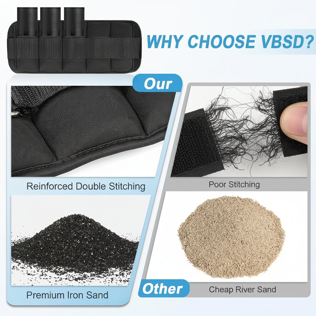 Adjustable Ankle Weight Set for Home Workout Training