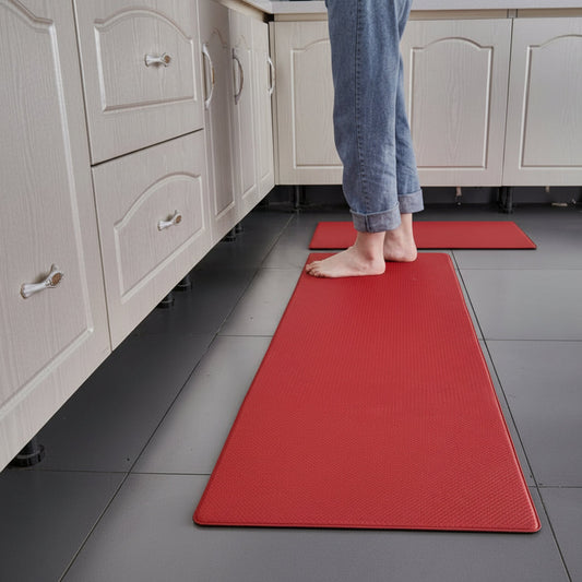 Soft Cushioned Kitchen Floor Mat for Standing Comfort - Lusomart