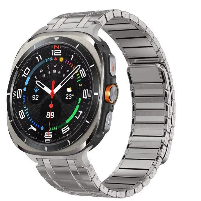 Durable Metal Magnetic Band For Samsung Watch 7 Ultra