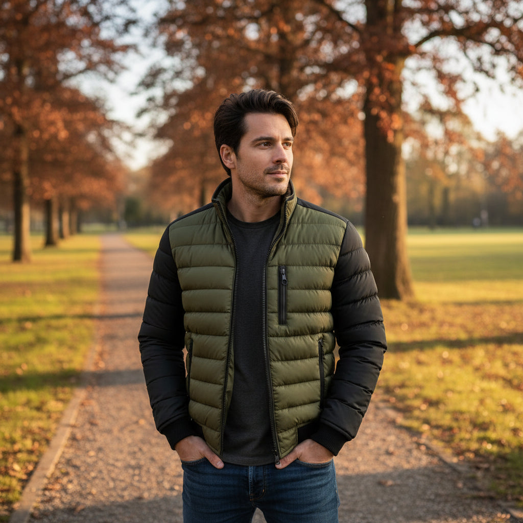 Warm Puffer Quilted Parka Jacket Coat