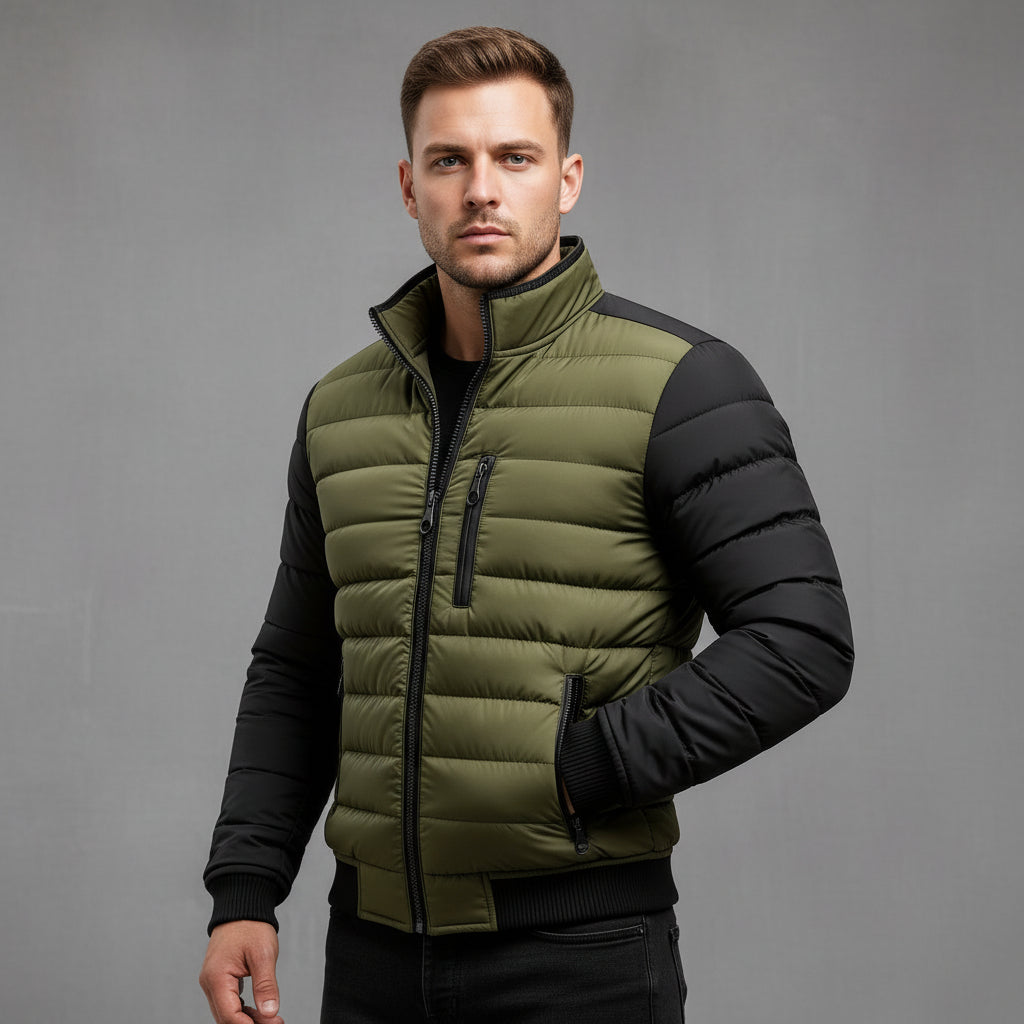 Warm Puffer Quilted Parka Jacket Coat