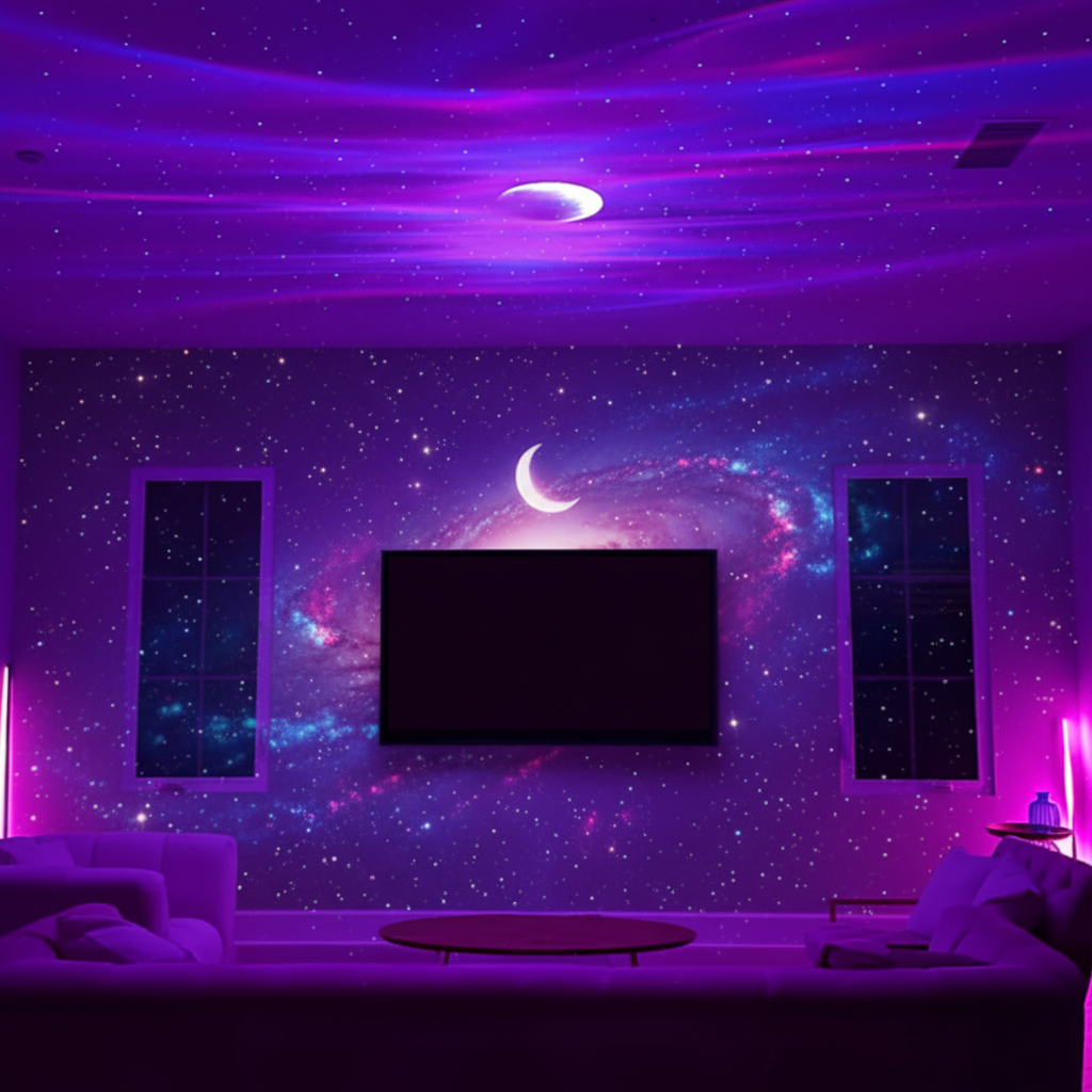 Colorful Starry Night LED Lamp with Remote Control
