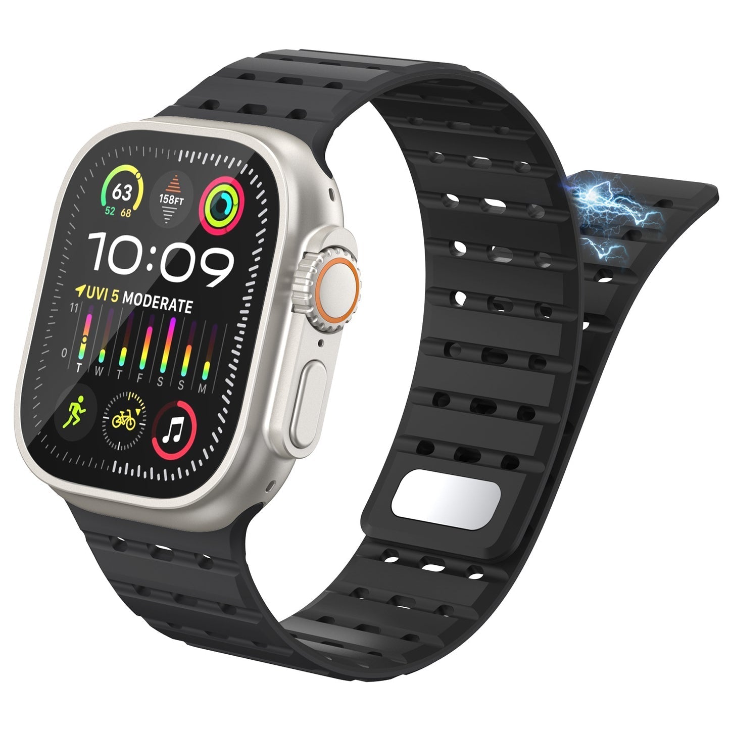 Premium Silicone Sport Watch Band