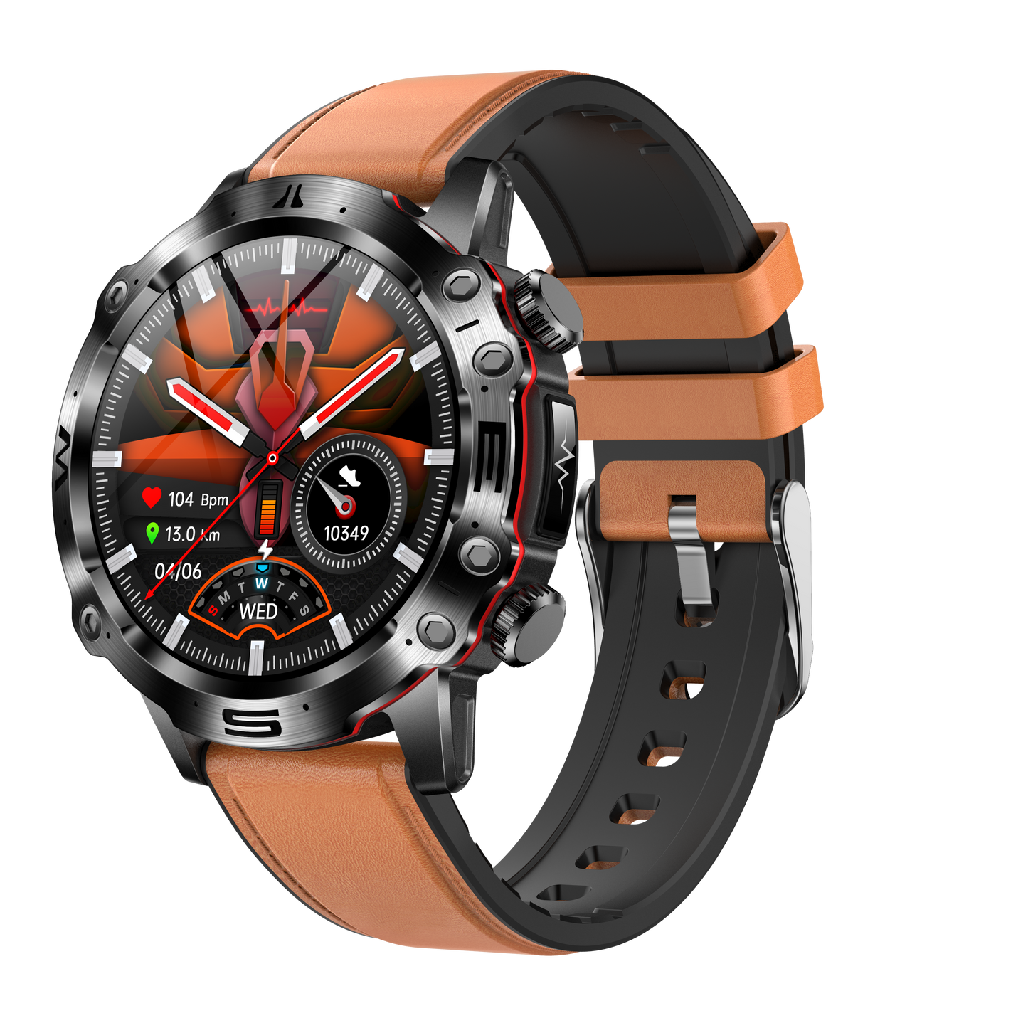 Fitness Tracker Watch with ECG and Health Monitoring