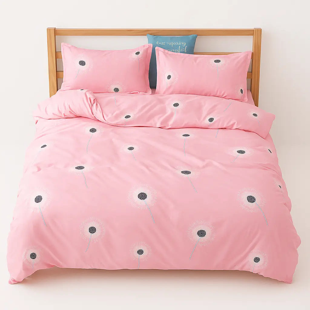 Soft Brushed Fabric Duvet Cover Set - Lusomart