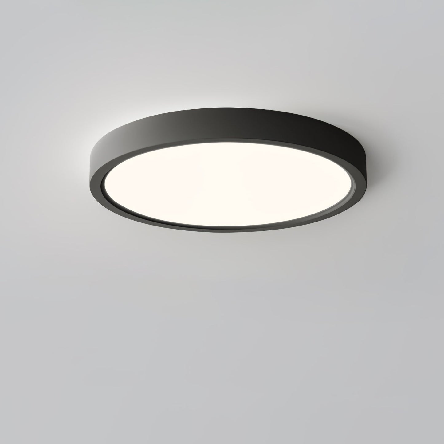 AcryLite | Sleek Modern Flush Mount Ceiling Light Fixture with Soft LED Glow 10