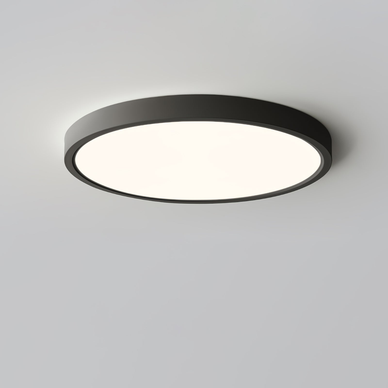 AcryLite | Sleek Modern Flush Mount Ceiling Light Fixture with Soft LED Glow 12