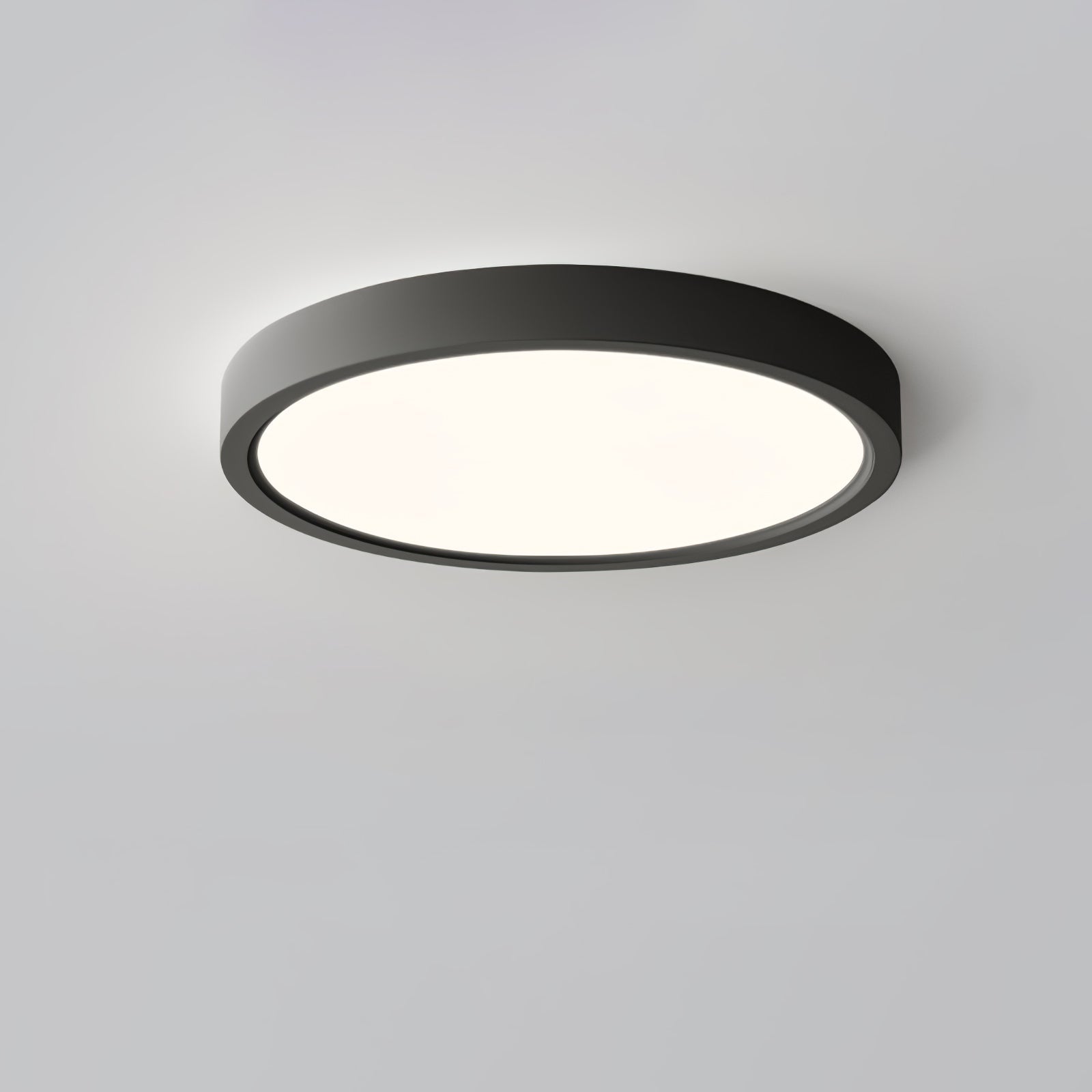 AcryLite | Sleek Modern Flush Mount Ceiling Light Fixture with Soft LED Glow 13