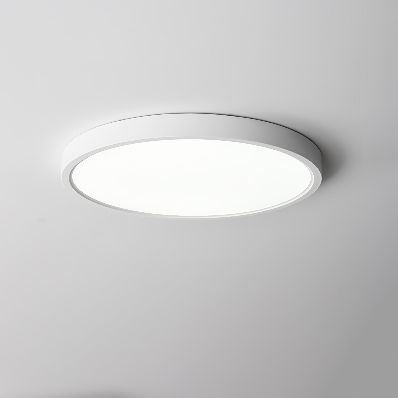 AcryLite | Sleek Modern Flush Mount Ceiling Light Fixture with Soft LED Glow 15