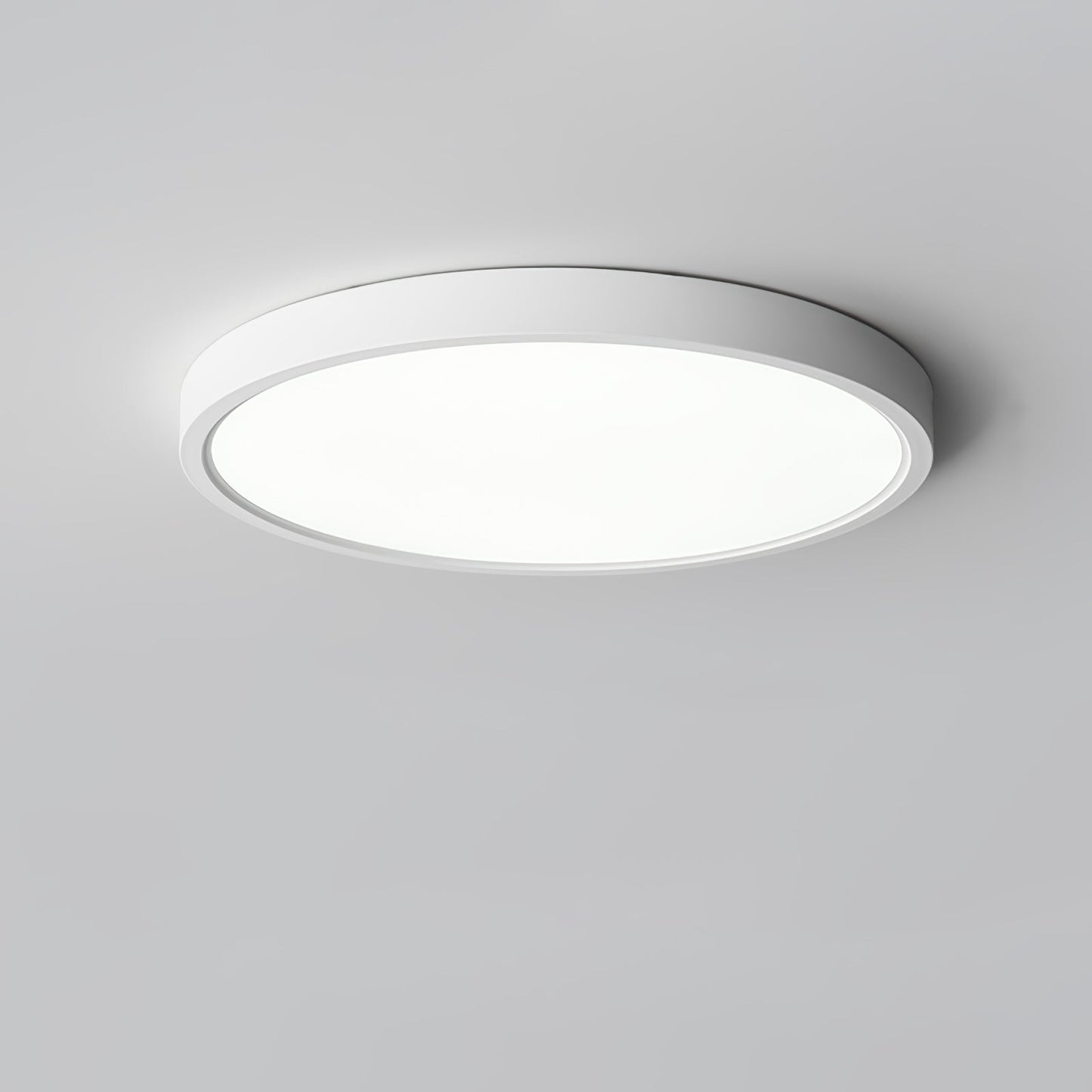 AcryLite | Sleek Modern Flush Mount Ceiling Light Fixture with Soft LED Glow 16