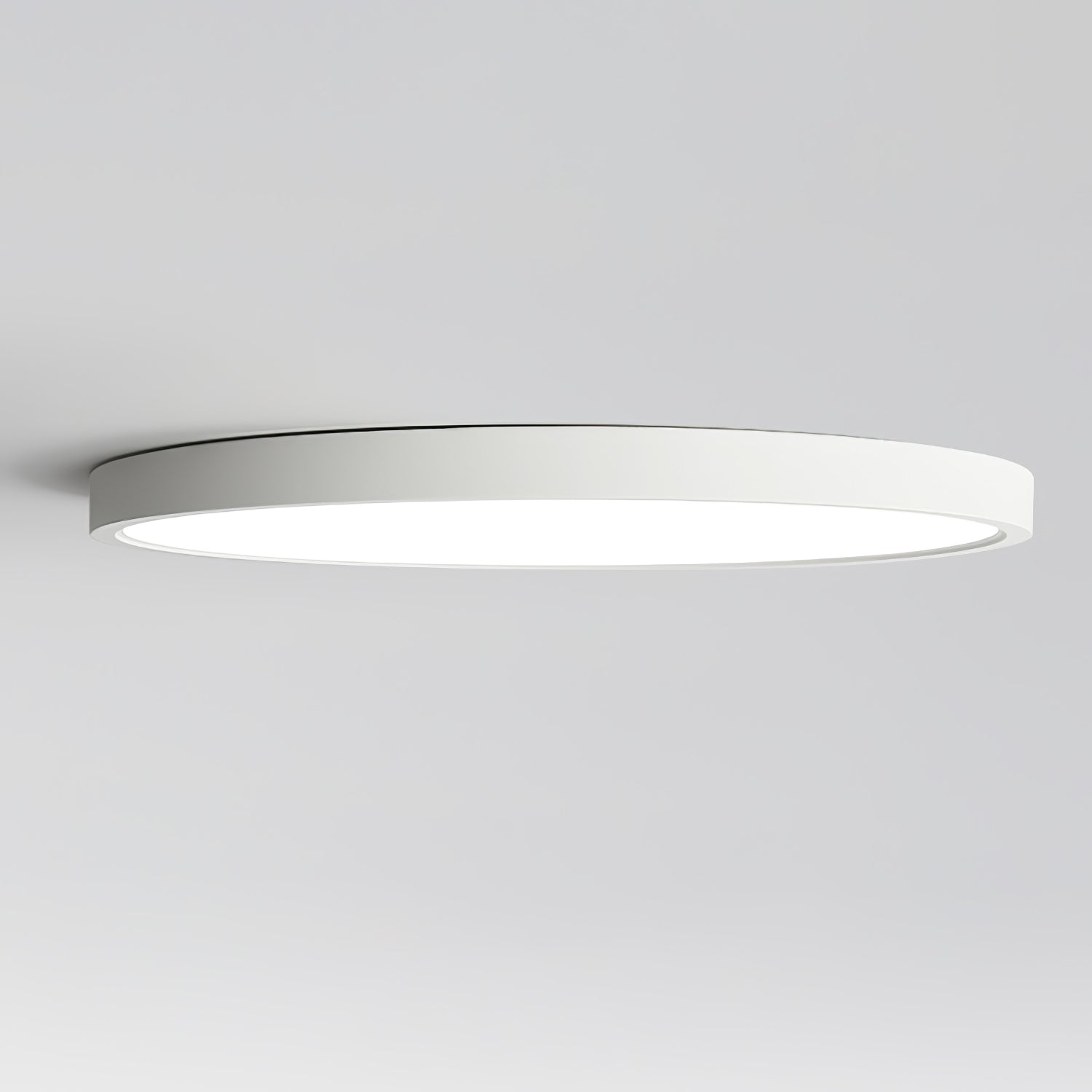 AcryLite | Sleek Modern Flush Mount Ceiling Light Fixture with Soft LED Glow 6