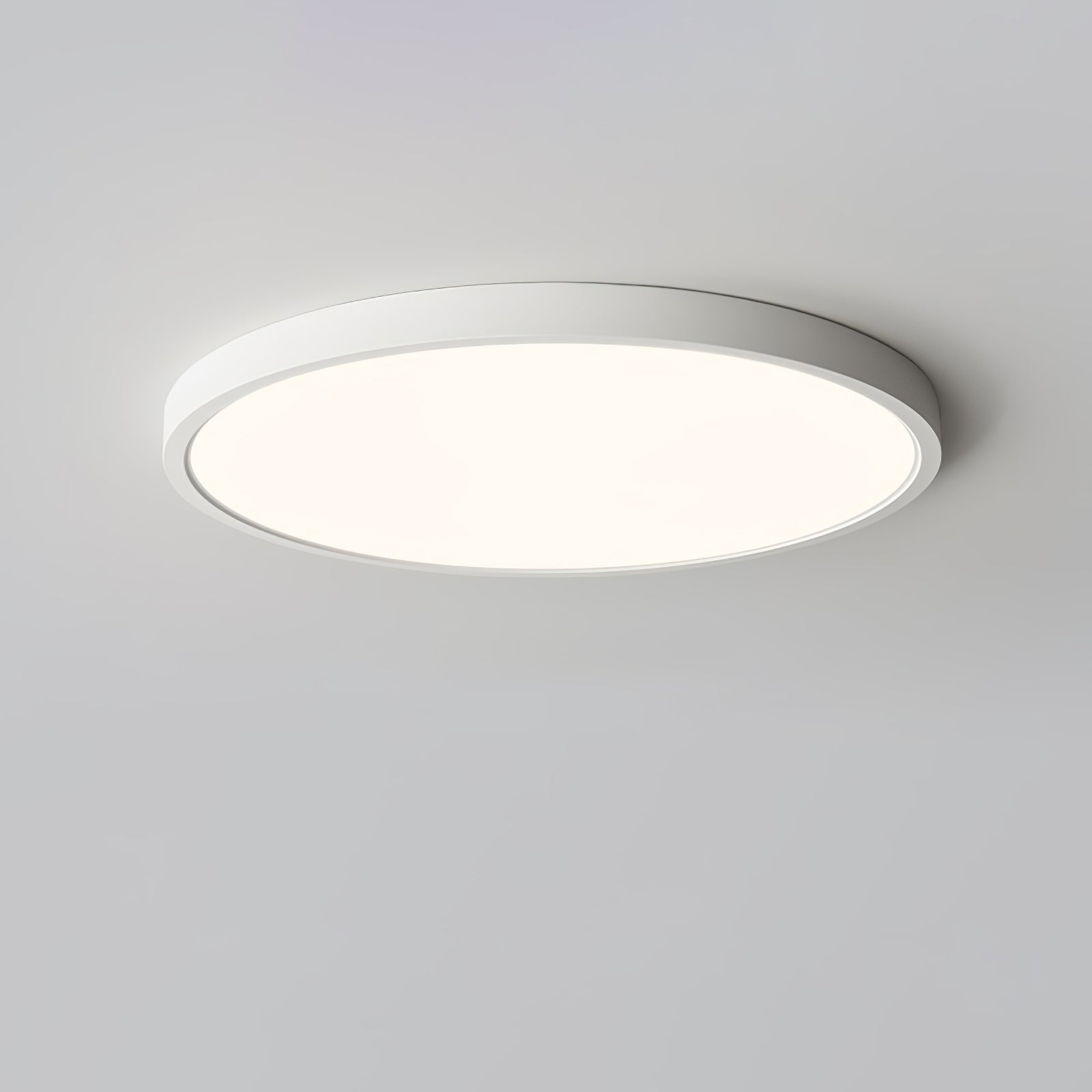 AcryLite | Sleek Modern Flush Mount Ceiling Light Fixture with Soft LED Glow 7
