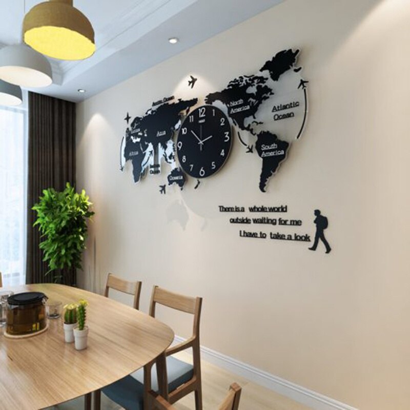 AcrylicArt | Stylish Modern 3D DIY Wall Clock Decor 3