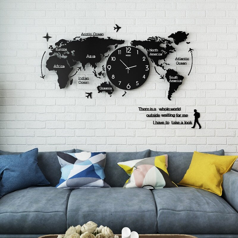 AcrylicArt | Stylish Modern 3D DIY Wall Clock Decor 4