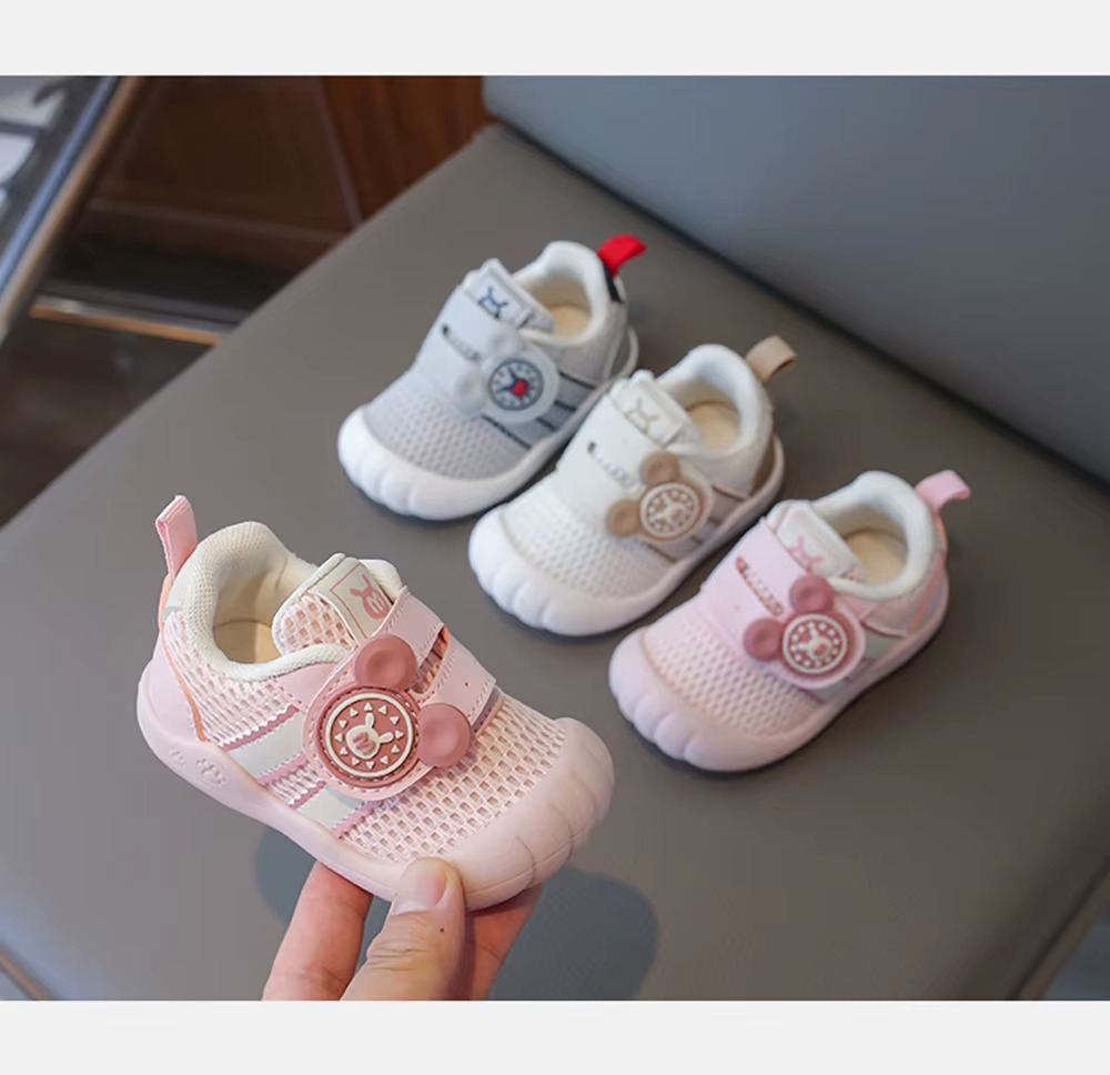 Breathable Ergonomic Toddler Sneakers for First Steps – Slip-Resistant and Comfy, Sizes 16-25