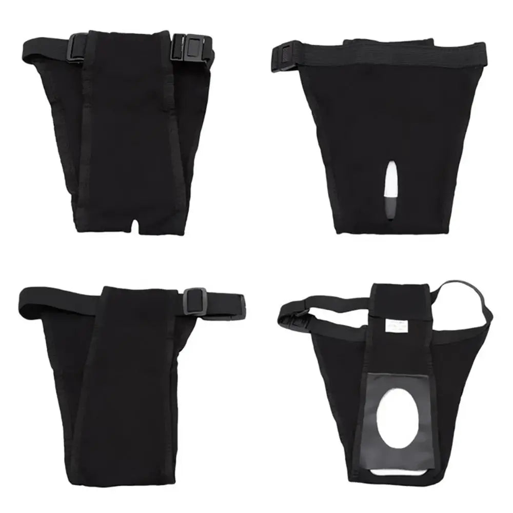 Adjustable Dog Incontinence Pants with Washable Diapers – Comfortable Black Hygiene Pants for Dogs in Heat and Puppies 4