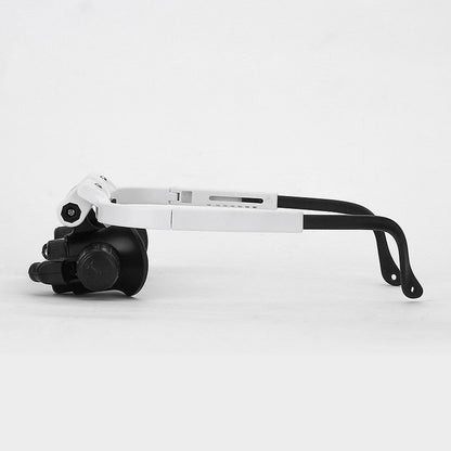 Adjustable LED magnifying glasses with 8x, 15x and 23x magnification for hobbies and precision work 3