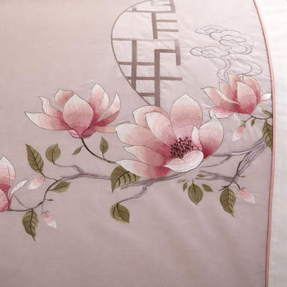 Luxury Bedding Set With Beautiful Embroidery Design
