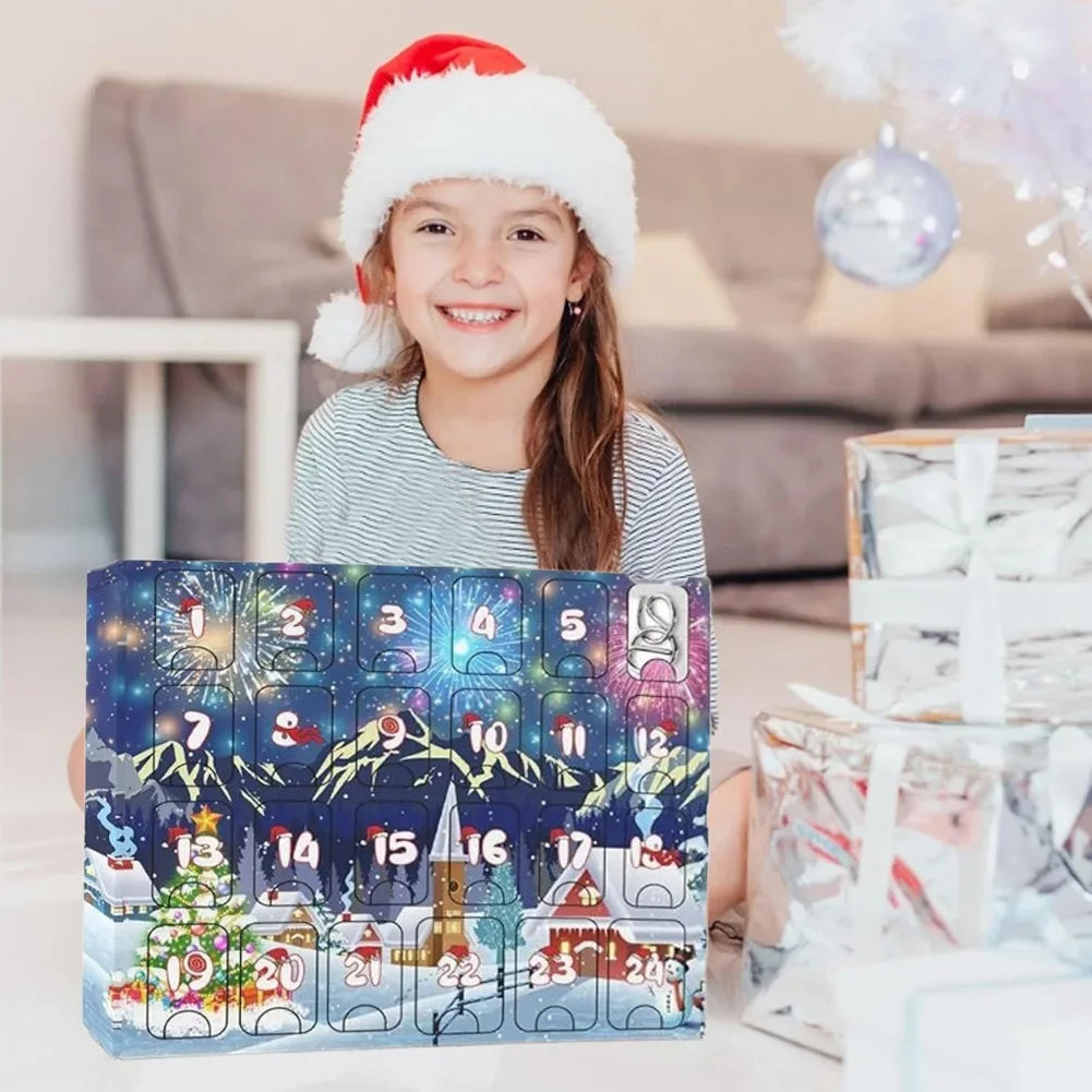 AdventPuzzle | Educational Metal Puzzle Advent Calendar with 24 Brain Teasers 2