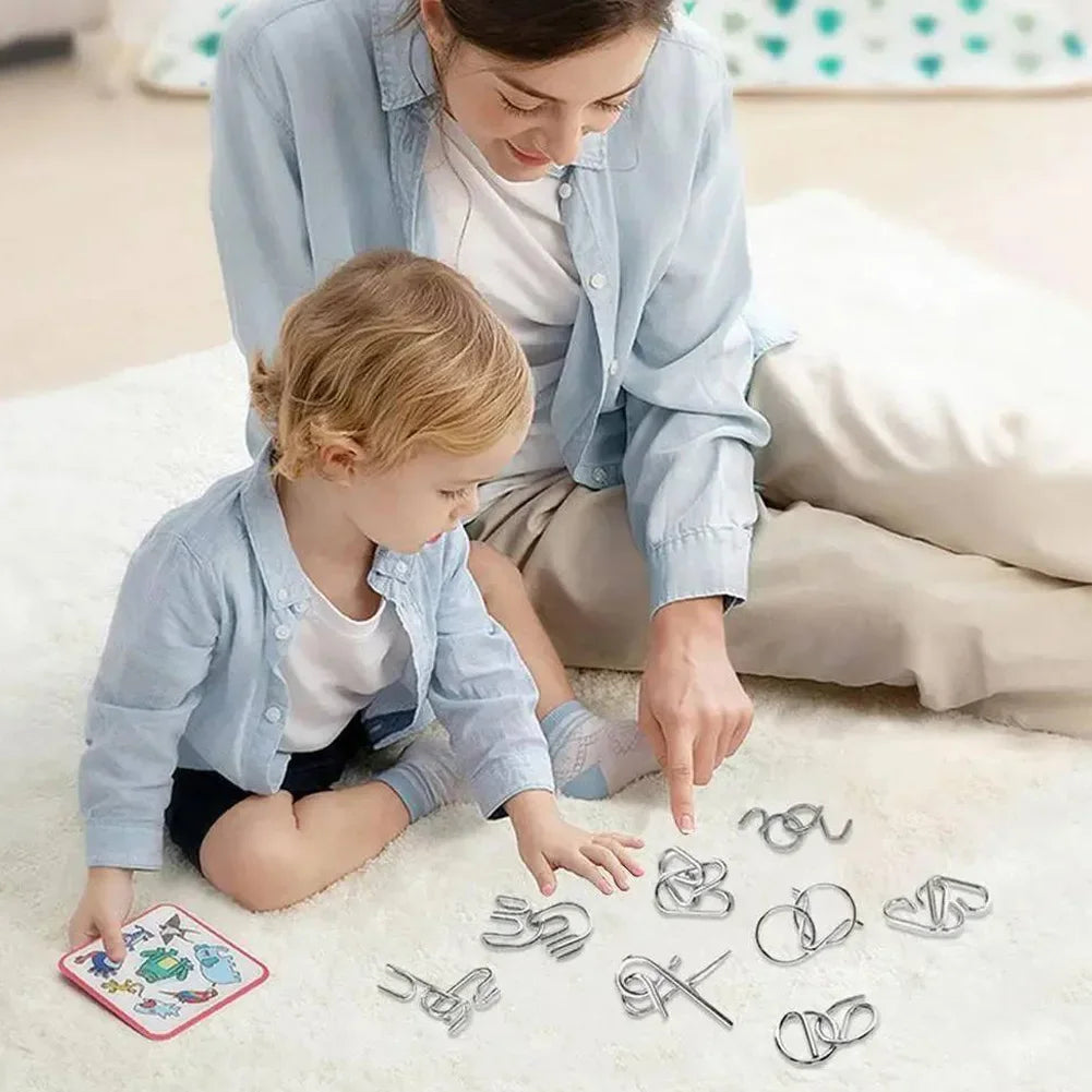 AdventPuzzle | Educational Metal Puzzle Advent Calendar with 24 Brain Teasers 3