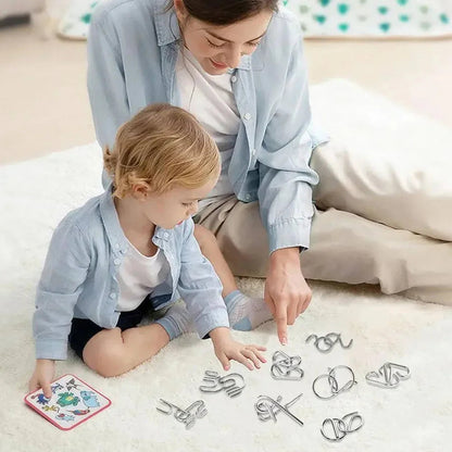 AdventPuzzle | Educational Metal Puzzle Advent Calendar with 24 Brain Teasers 3