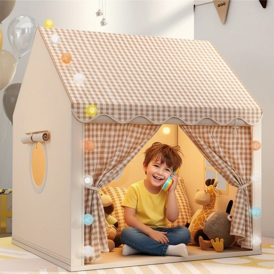 AdventureNest | Cozy Imaginative Indoor Play Tent for Kids 4