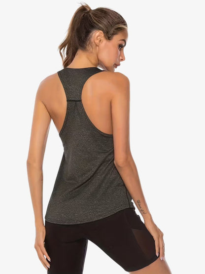 AeroFit | Stylish Quick-Dry White Women's Tank Top for Active Wear 1