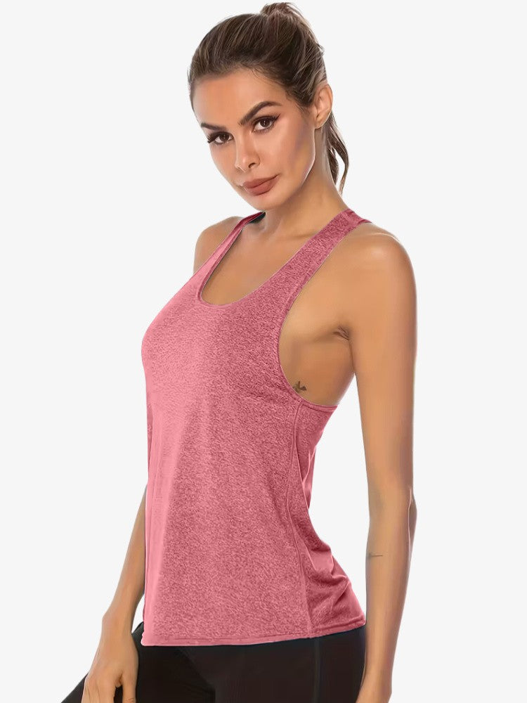 AeroFit | Stylish Quick-Dry White Women's Tank Top for Active Wear 5