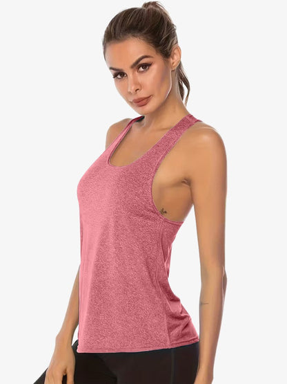 AeroFit | Stylish Quick-Dry White Women's Tank Top for Active Wear 5