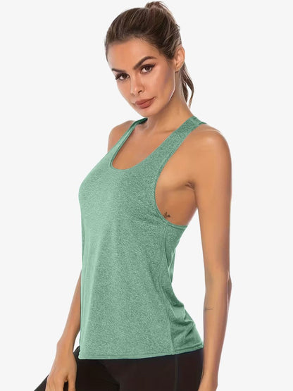 AeroFit | Stylish Quick-Dry White Women's Tank Top for Active Wear 6