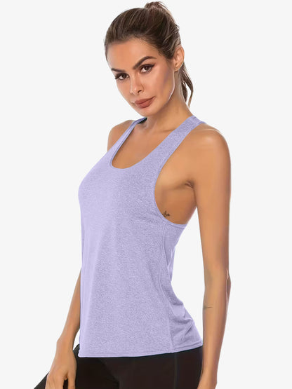 AeroFit | Stylish Quick-Dry White Women's Tank Top for Active Wear 7