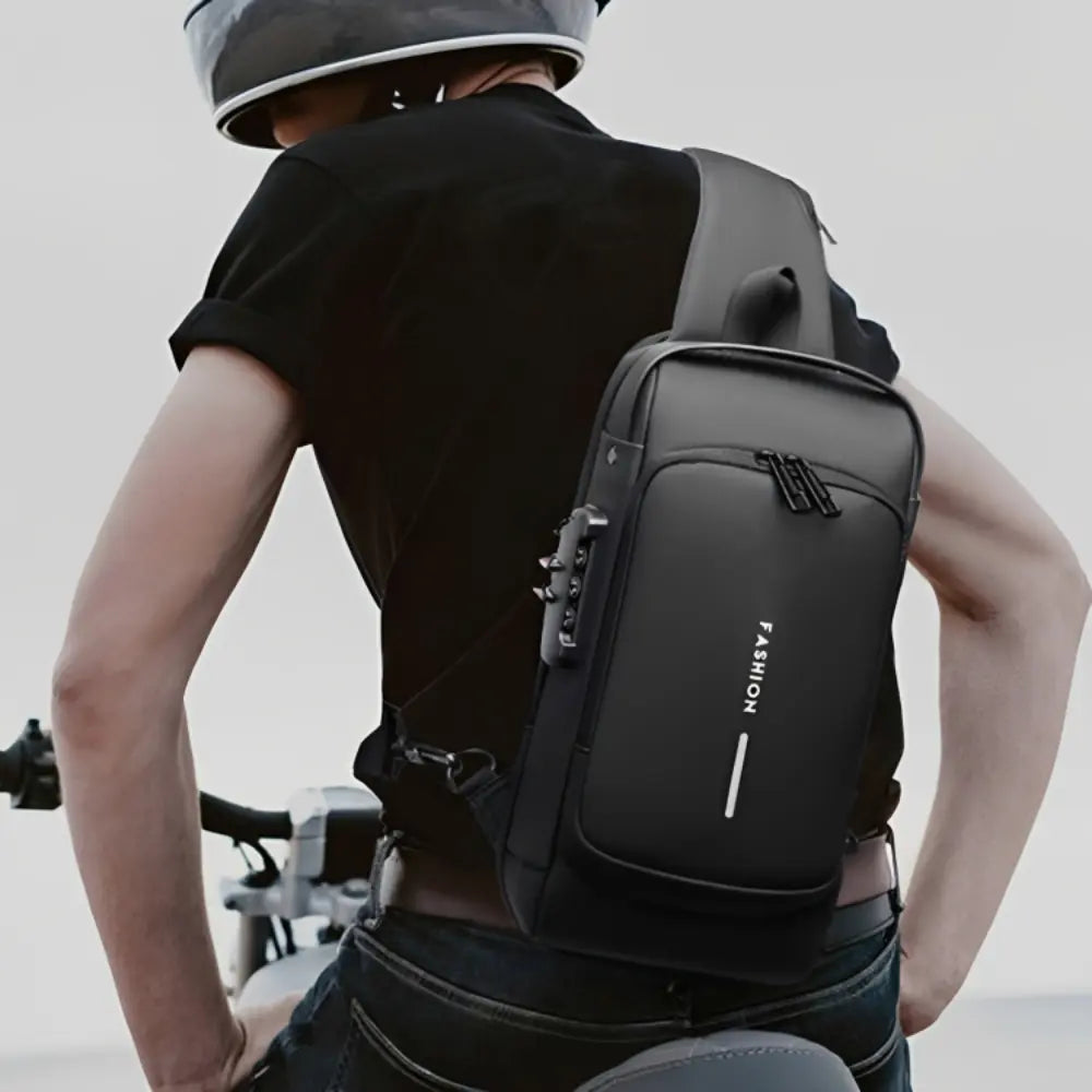 Waterproof Secure Men's Cross Body Bag - Lusomart