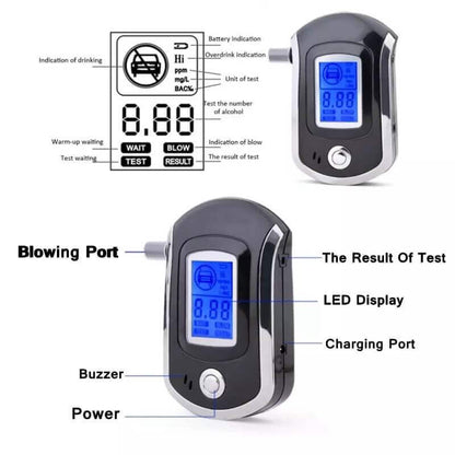 AeroSense | Accurate Portable Electrochemical Breathalyzer with LCD Display 2
