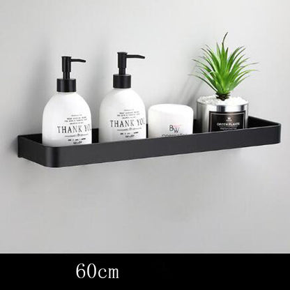 AeroShelf – Black Space Aluminum Wall Shelf for Modern Minimalism 11