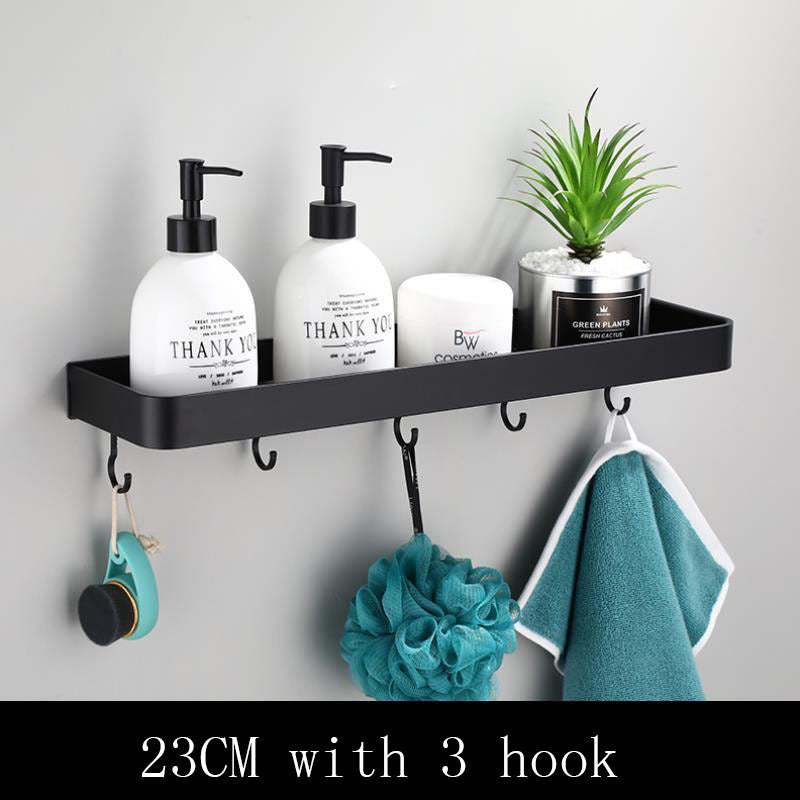 AeroShelf – Black Space Aluminum Wall Shelf for Modern Minimalism 2